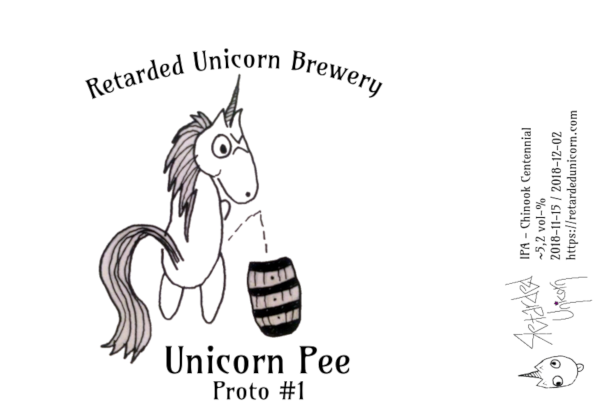 Label: Unicorn Pee Proto #1