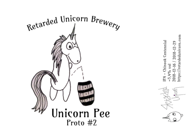 Label: Unicorn Pee Proto #2
